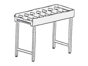 Stůl rovný válečkový CT 166