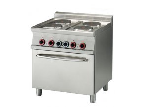 Sporák s troubou GN 2/1 Lotus 700 CF4-78ET