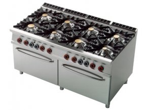 Sporák s troubou GN 3/1 Lotus 900 CF8-916GEV