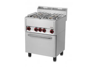 Plynový sporák s el.troubou KSPT-66 S GE