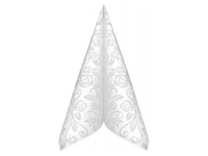 Ubrousky PREMIUM 40x40cm R bílé 50ks