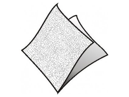 Ubrousek (PAP FSC Mix) 1vrstvý bílý 33 x 33cm 500ks