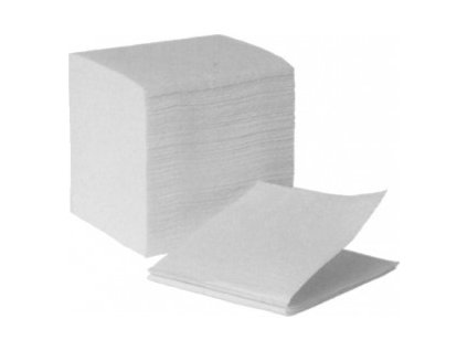 Toaletní papír (FSC Mix) skládaný 2vrstvý bílý 10,5x21cm 9000ks