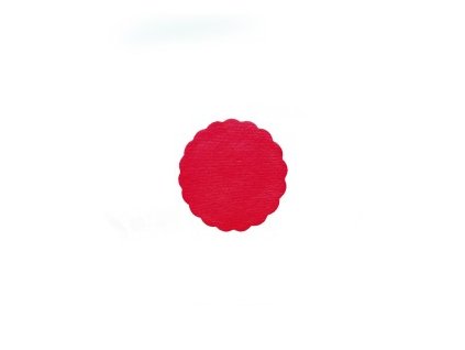 Rozetky PREMIUM 9cm červené 500ks  0189901