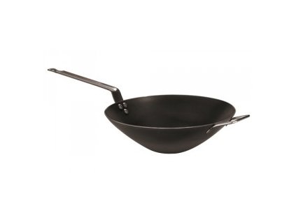 Pánev na čínu ocel pevný úchyt 32cm