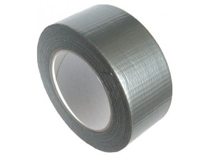 Lepící páska s tkaninou stříbrná 48mm x 50m 1ks