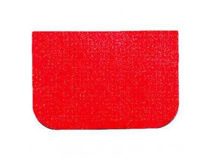 Stěrka na těsto plast 12,1x8,1cm červená