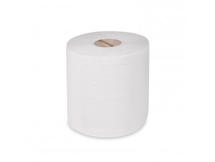 Utěrka (PAP FSC Mix) 2vrstvá s ražbou bílá ⌀17cm 19cm x 100m 6ks
