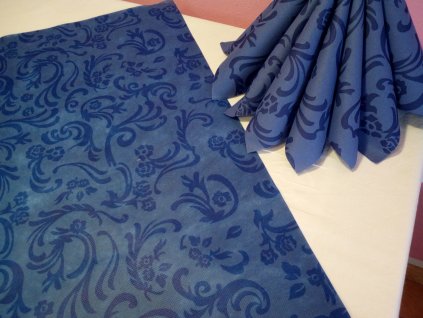 Napron netk.textile 80x80 A modrý/50ks V0178518