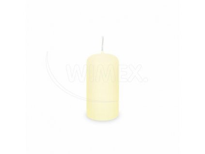 Svíčka válcová ⌀40x80mm béžová 4ks