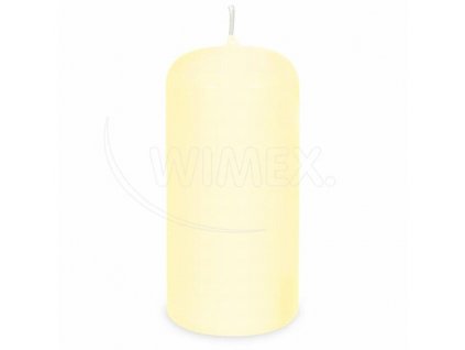 Svíčka válcová ⌀80x200mm béžová 1ks