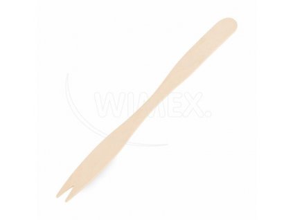 Vidlička svačinová dlouhá ze dřeva 14 cm, 500 ks