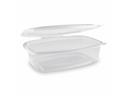 Miska (PP) s víčkem oválná průhledná 1500ml 25ks