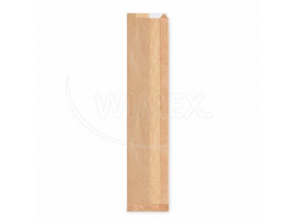Papírový sáček (PAP/PP) s okénkem 12+5 x 59 cm `Baguette` [1000 ks]