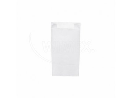 Svačinový papírový sáček bílý, (PAP) 15+7 x 35 cm 1000ks