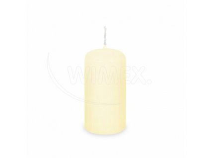 Svíčka válcová ⌀50x100cm béžová 4ks
