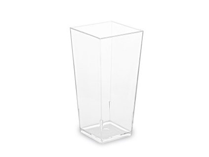 Fingerfood kelímek (PS) hranatý čirý 40 x 40 x 82 mm 85ml [40 ks]