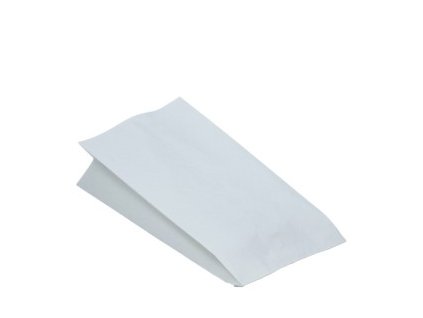 Papírový sáček (PAP/PE) 2vrstvý nepromastitelný bílý 15+8x30cm `Maxi` 100ks