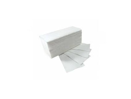 Papírový ručník (FSC Mix) ZZ skládaný V 2vrstvý bílý 24x21cm 4000ks