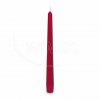Svíčka kónická ⌀23x245mm bordó 10ks