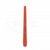 Svíčka kónická ⌀23x245mm červená 10ks
