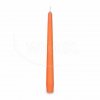 Svíčka 24,5cm oranžová 10ks