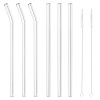 Sada skleněných slámek a příslušenství 6ks
