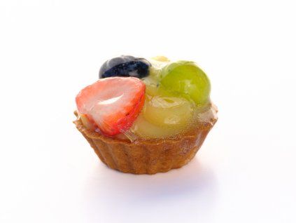 Mini ovocny kosicek s ovocem