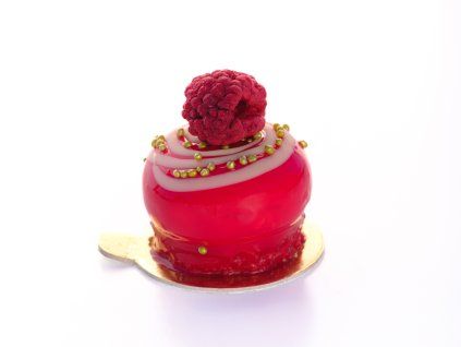 Mini malinovy entremet