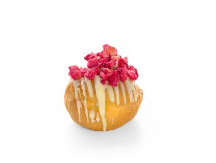 mini malinova profiterolka