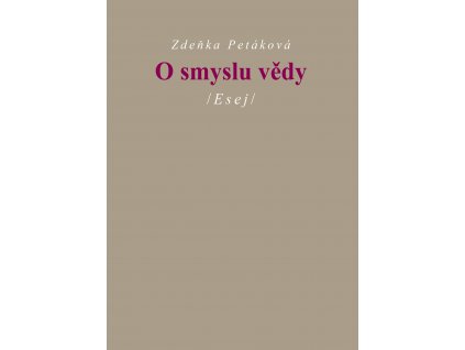 Obalka O smyslu vedy