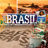 Cafe Brasil 1 CD - brazilská hudba GLOBAL JOURNEY