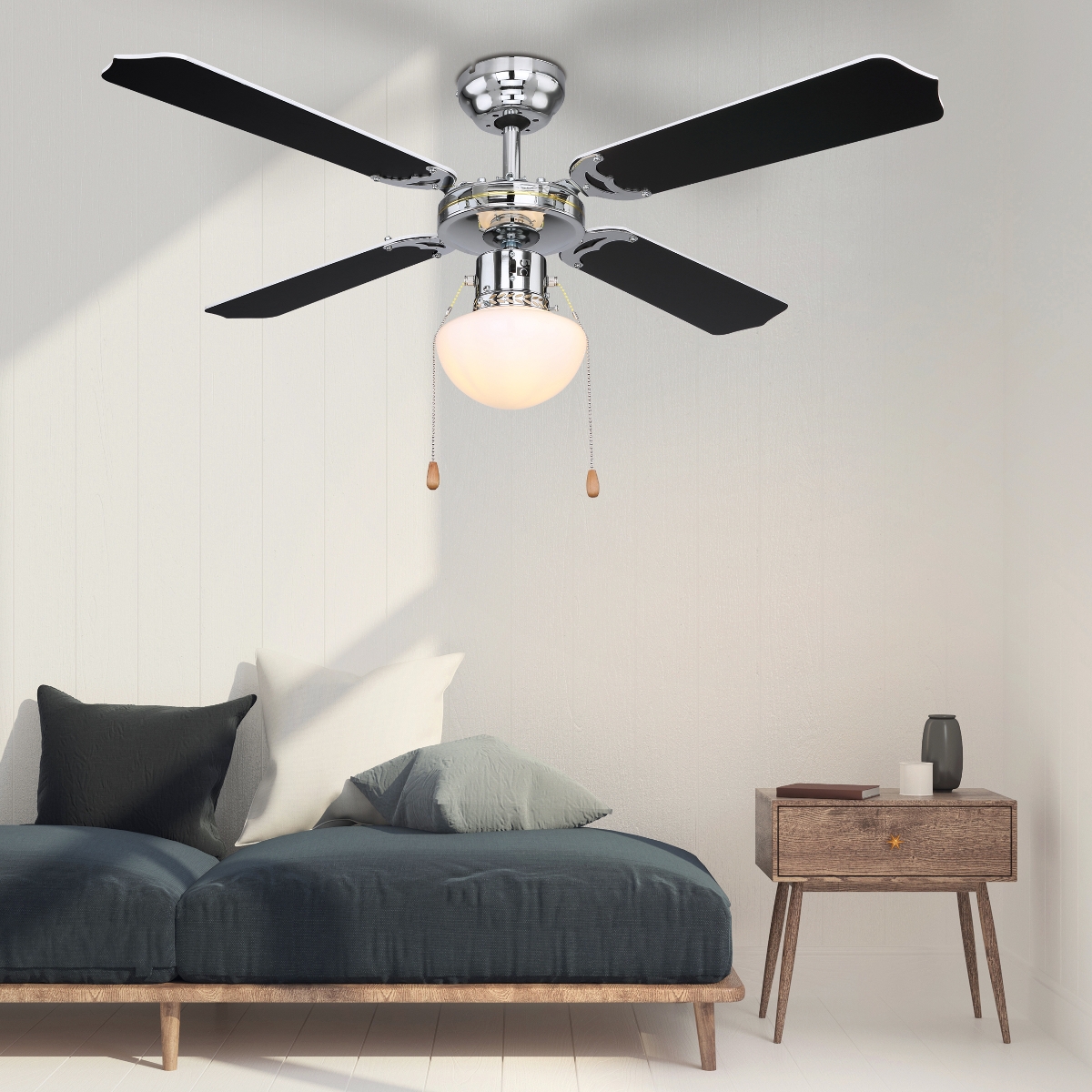 Stropný ventilátor vaša záchrana v horúcich dňoch