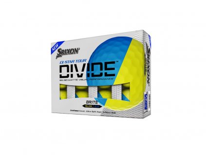SRIXON Q-Star Tour Divide golfové míčky žluto-modré (12 ks)