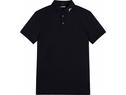 J.Lindeberg KV Regular Fit pánské Polo Black XL