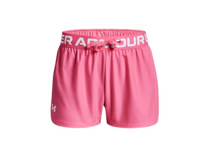 Girls - Play Up Solid Shorts-PNK - Apparel - Women's Training Shorts YXL