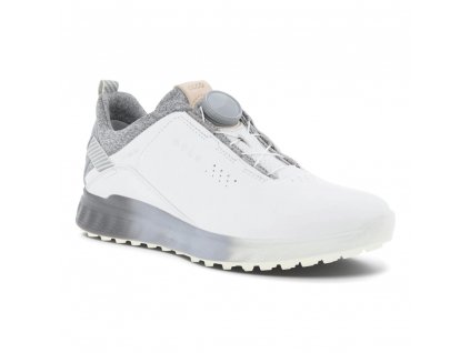 ECCO WOMEN Golf S-Three Boa White Silver Grey 38