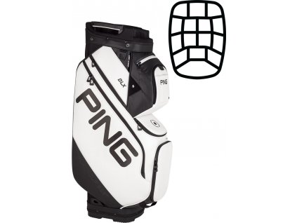 PING Cart bag DLX191 white