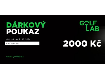 Dárkový poukaz 2000 Kč