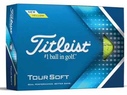 golfove micky titleist tour soft zlute