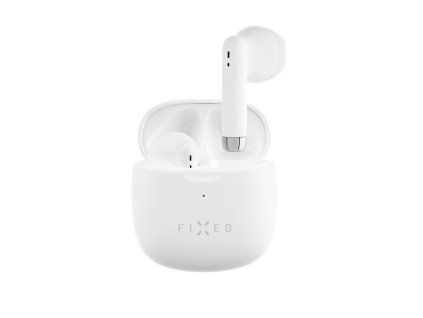 Bezdrátová TWS sluchátka FIXED Pods, bílá