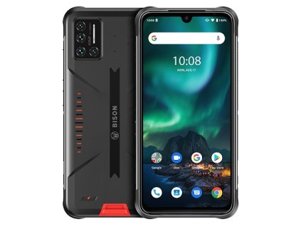 Umidigi Bison Orange odolný telefon, 6,3'' FHD+, 6GB + 128GB, IP68, IP69K, 48 Mpx Sony, Android 11