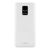 Powerbanka FIXED Zen 20 s LCD displejem a výstupem PD 20W, 20 000 mAh, bílá