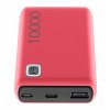 Powerbanka Cellularline Essence 10 000 mAh, růžová