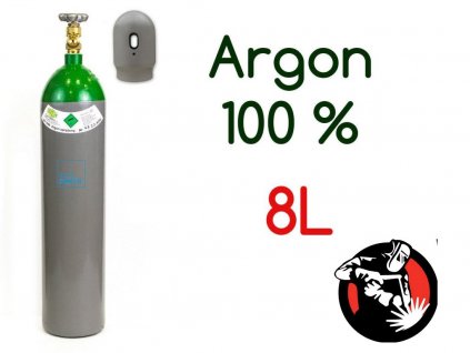 Fľaša Argón 100% 8l plná