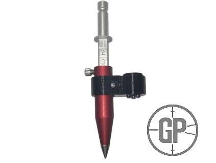Výsuvná minitrasírka s libelou W5/8" nebo Leica