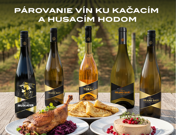 Párovanie vín ku kačacím a husacím hodom
