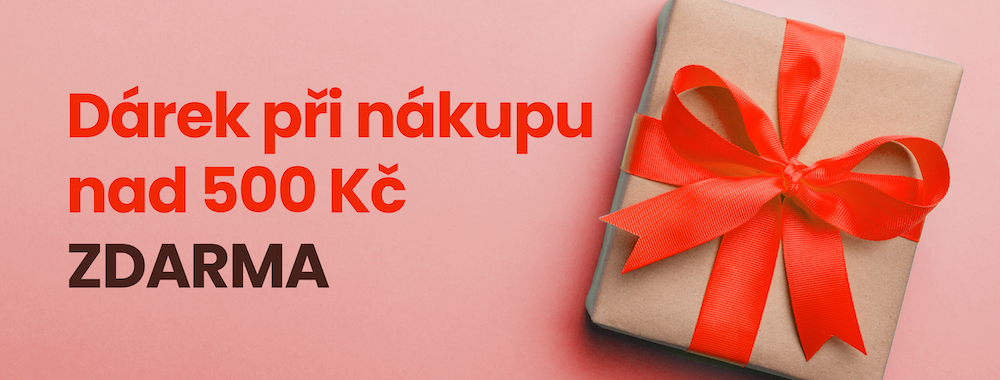 Dárek při nákupu nad 500 Kč zdarma