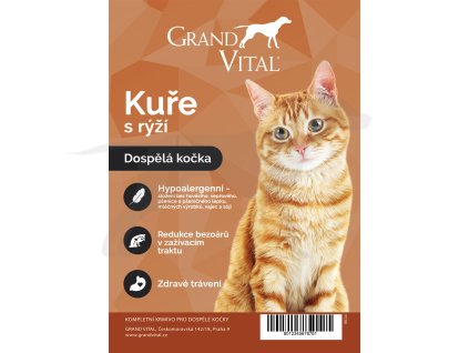 PCG Kuře s rýží dospělá kočka