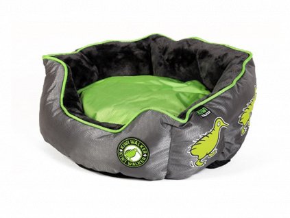 45280 3 pelech kiwi walker running kiwi oval bed green grey xl 65x65x22cm